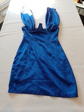 Ladies Dress Pretty Little Thing Bodycon Blue 20475