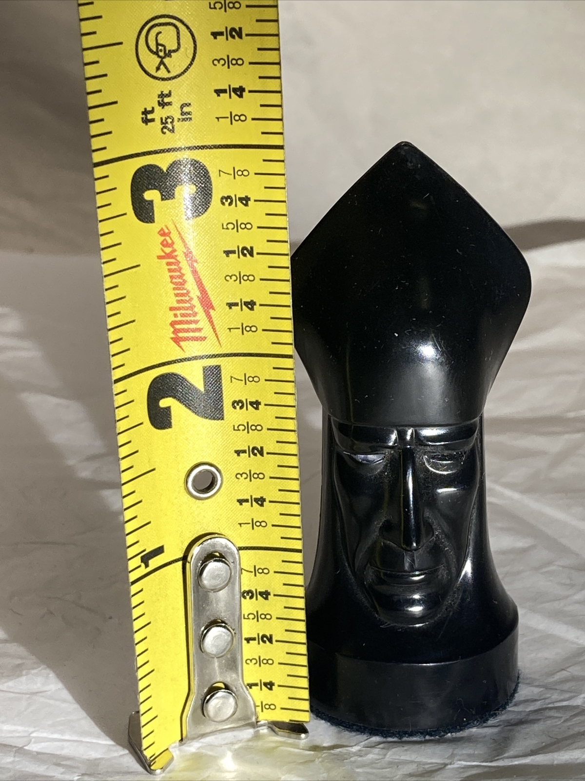 Vintage Ganine Gothic Sculptured #1475 Black Bishop 1957 Replacement 1 Pc B4