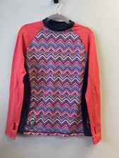 Fullsand Womens Full-Protek 50 UPF Sun Protection Multi Color Top Size Large