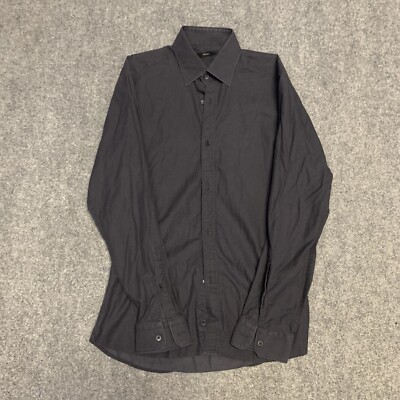 Gucci Shirt Mens 41/16 Button Up Long Sleeve Designer Cotton Adult