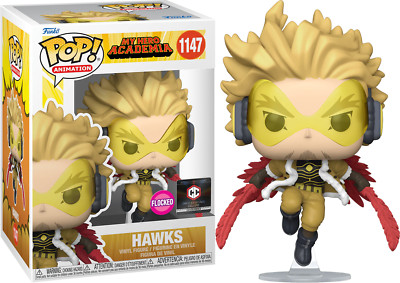 Funko POP! Animation: My Hero Academia - Hawks (Flocked