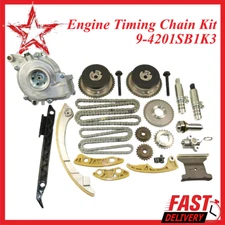 New Engine Timing Chain Kit 9-4201SB1K3  with Water Pump 
