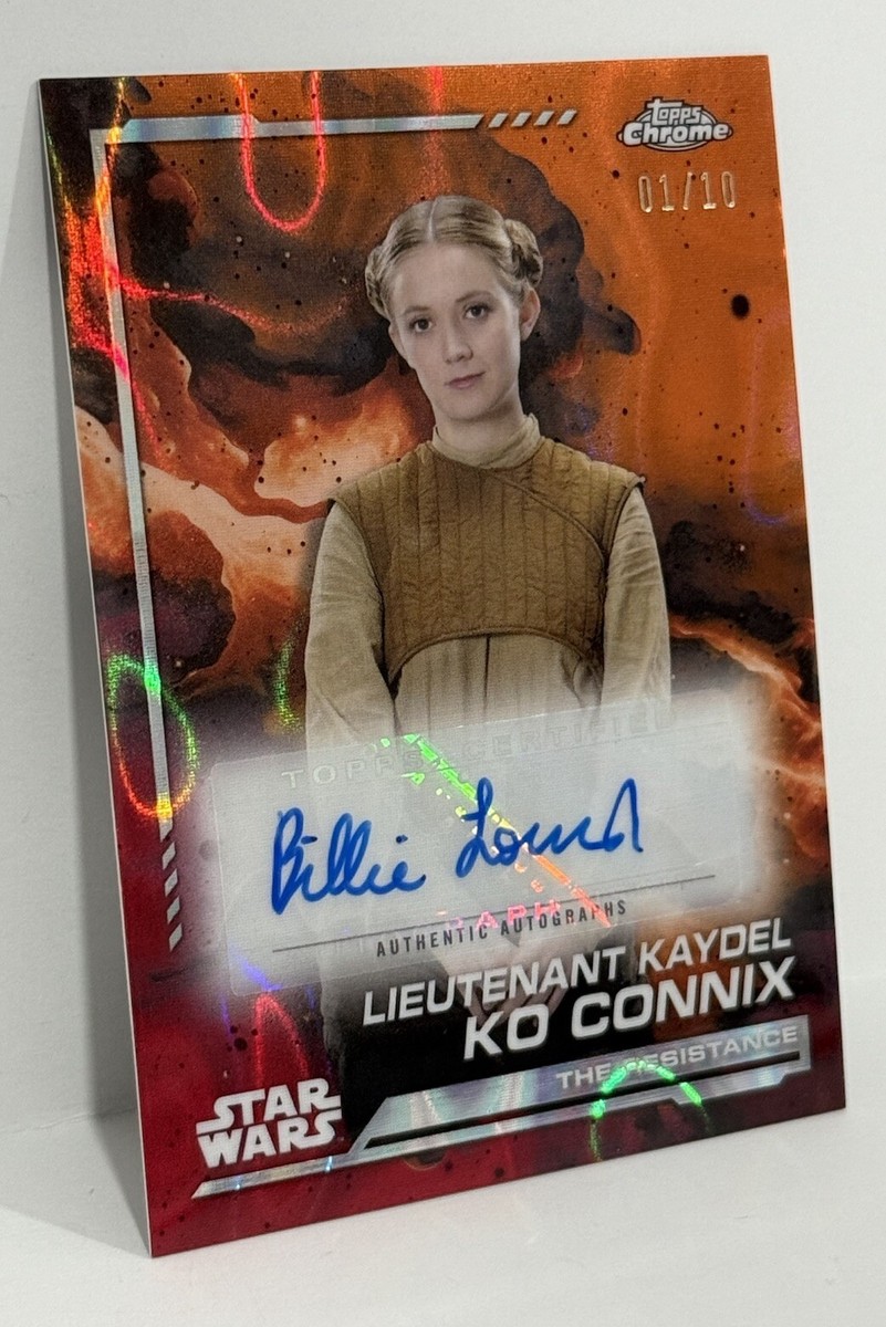 2024 Topps Chrome Star Wars Lieutenant Kaydel Ko Connix Auto