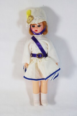 VINTAGE Soft Plastic Display Doll as Majorette 8'' Sleepy Eye Doll Heritage Doll?