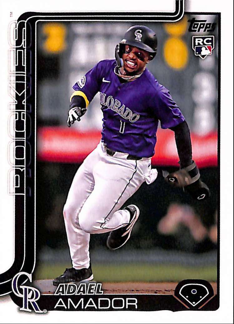 2025 Topps Adael Amador RC #191 Rockies
