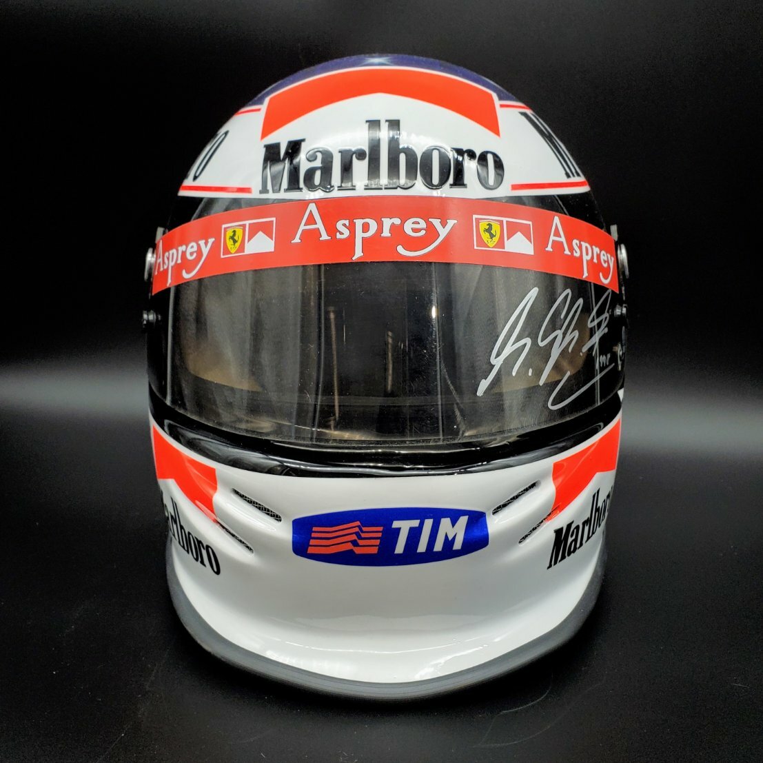 Michael Schumacher Signed Helmet Visor 1998 Ferrari Display 1:1 