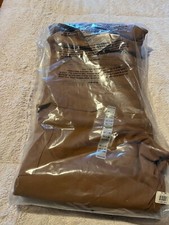 Carhartt 219636 40 x 34 in. Mens Quilt Lined Zip To Thigh Bib Overalls Brown