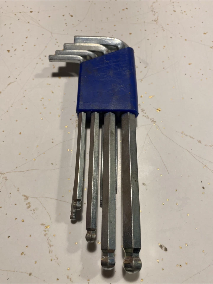 Eklind 13709 Bright-Ball-Hex-L Key Allen Wrench - 9pc set Metric MM sizes 1.5-10 - Image 4 of 4