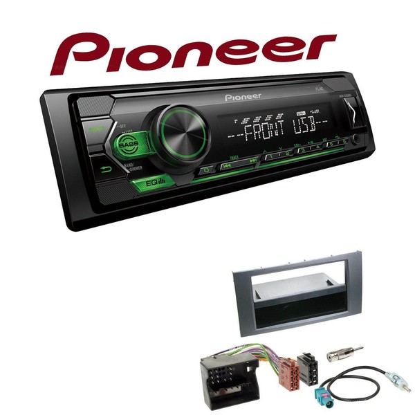 Pioneer Autoradio Android USB AUX Mit Einbauset FüR Ford Focus II Schwarz-image