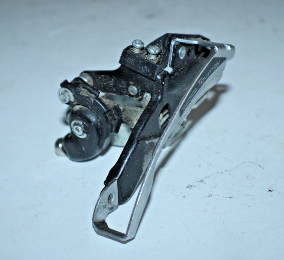 Desviador delantero triple Shimano Tourney 34,9 mm abrazadera FD-TY50 MTB EE. UU. Envío Foto 2 de 4