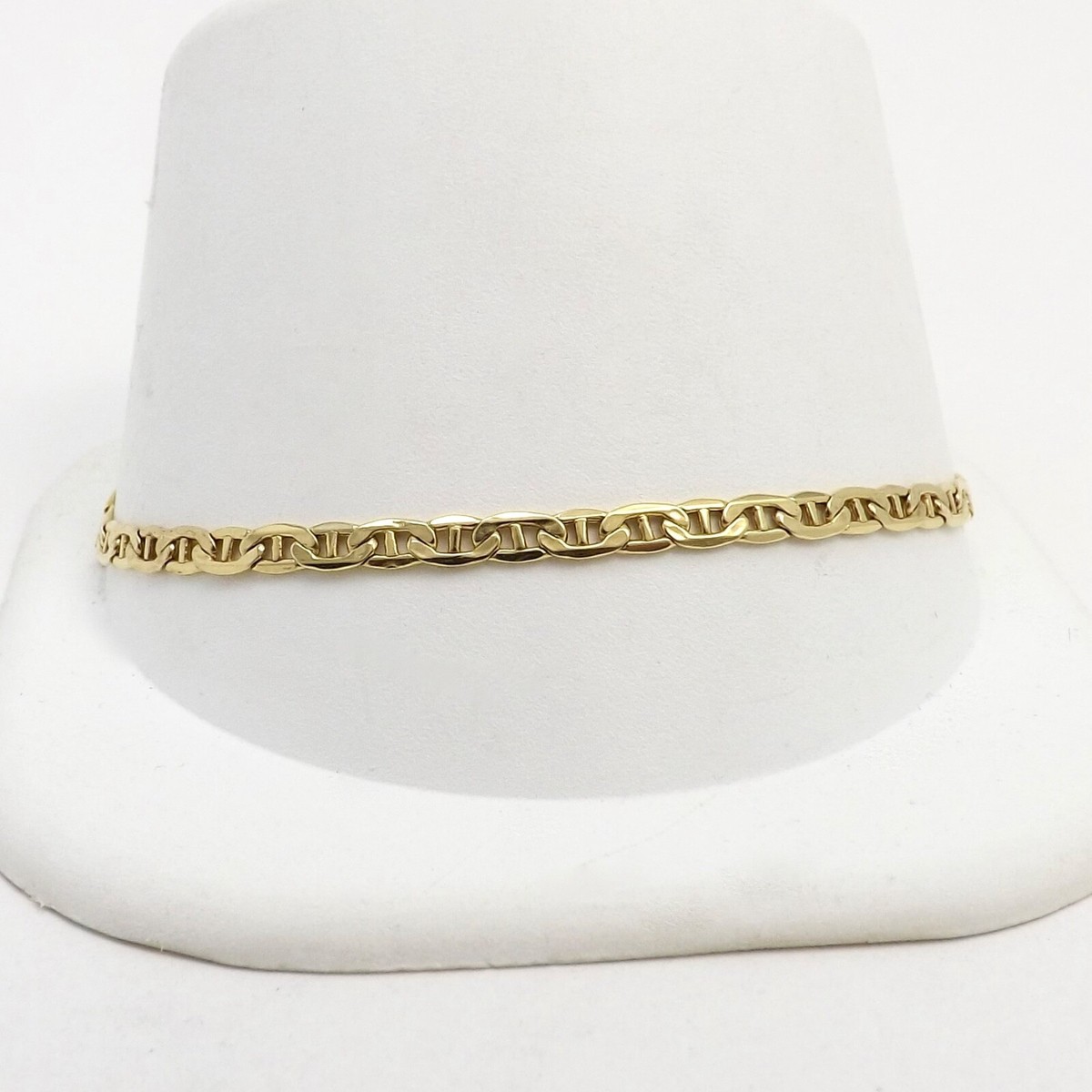 Piercng Pagoda 14k Gold Over Sterling Silver 3mm Mariner Link