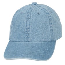 Top Headwear Kids Baseball Hat - Boys Girls Low Profile Cap Denim Washed
