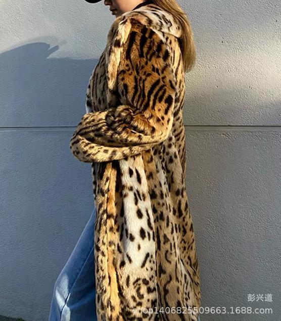 【fenon】 leopard long trench coat PVC Caitlin Trench - Leopard – HVN