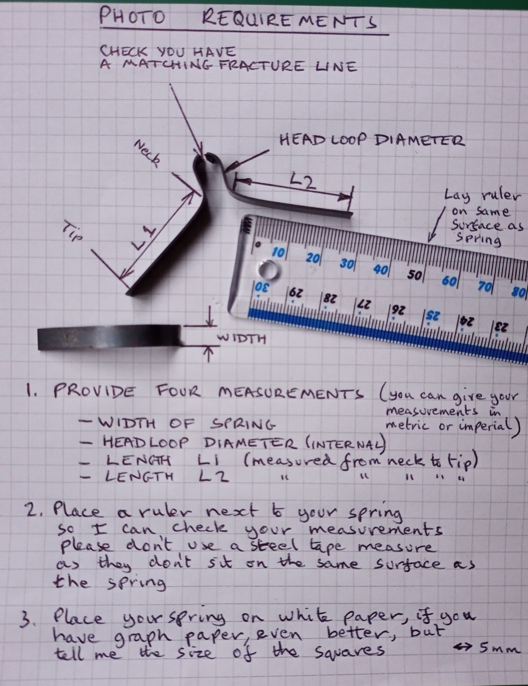 Replacement bespoke mortice Rim Door lock handle feather spring broken ...