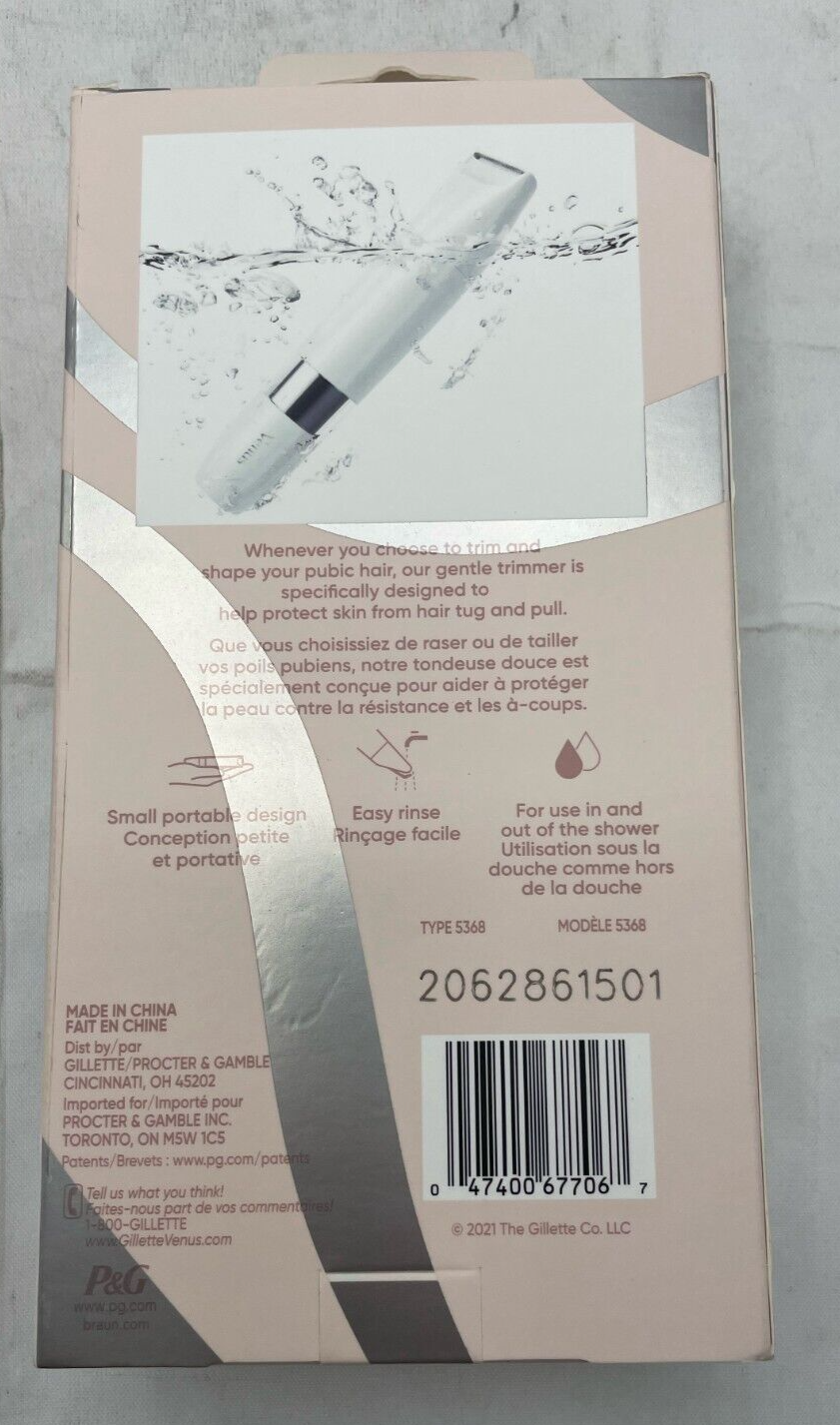 Gillette Venus Gentle Trimmer for Pubic Hair and Skin Includes