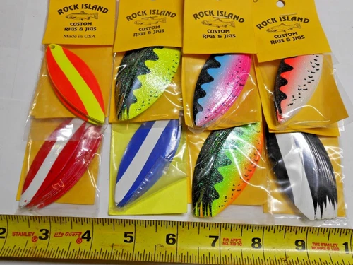 Willow Leaf Spinner Blades # 5 10 CT
