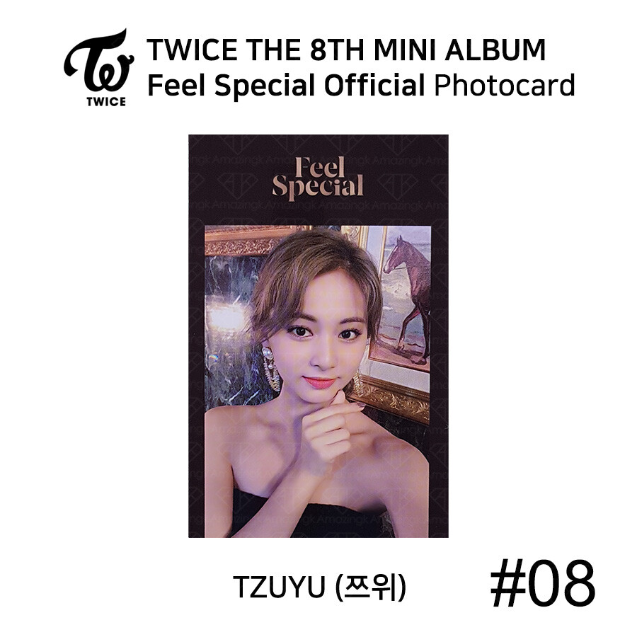Buy TWICE 8th Mini Album Feel Special Official Photocard TZUYU K