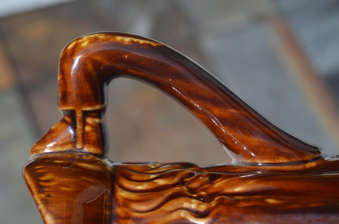 VERY RARE 1849 BENNINGTON TOBY PITCHER ROCKINGHAM GLAZE YELLOW WARE | eBay
