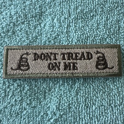 DON T TREAD ON ME GADSDEN FLAG American Hook & Loop Morale Patch.