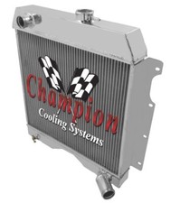 Rn Champion 3 Row All Aluminum Radiator For 1954 - 1964 Willys Truck And Wagon Rn Champion 3 Row All Aluminum Radiator For 1954 - 1964 Willys Truck And Wagon