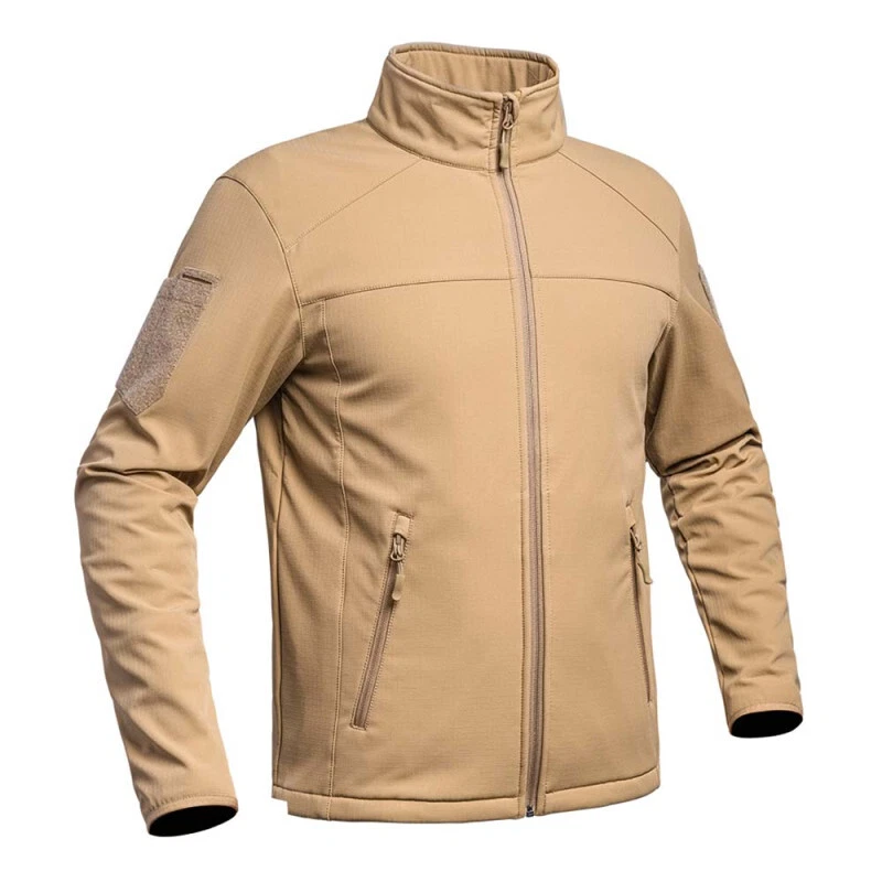 VESTE SOFTSHELL FIGHTER TAN MILITAIRE PAINTBALL AIRSOFT ARMEE OPEX