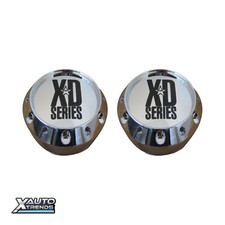 2 X Kmc Xd 779 Badlands 786 Balzac 795 Hoss Chrome Wheel Rim Center Cap 905k106