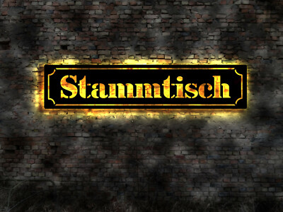 1.2 M! Wall Art no enamel sign regulars' table enamel sign street sign enamel