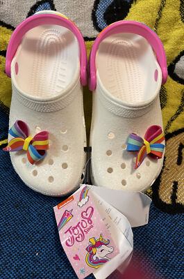 Crocs fun lab JOJO Siwa Clog Juniors Sz White