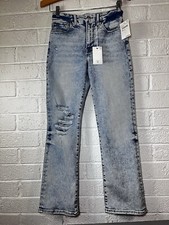 GOOD AMERICAN Good Legs Straight Leg Jeans in Indigo401 Size 27 NEW Inseam 27.5