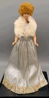 Vintage 1960's Bubble Cut Barbie Silver Dress (Dress Only No Doll Is Included)