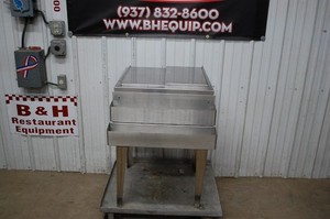 Taprite FS21239LS Underbar Stainless Ice Well Bin Chest w/ 9 Circuit Cold Plate