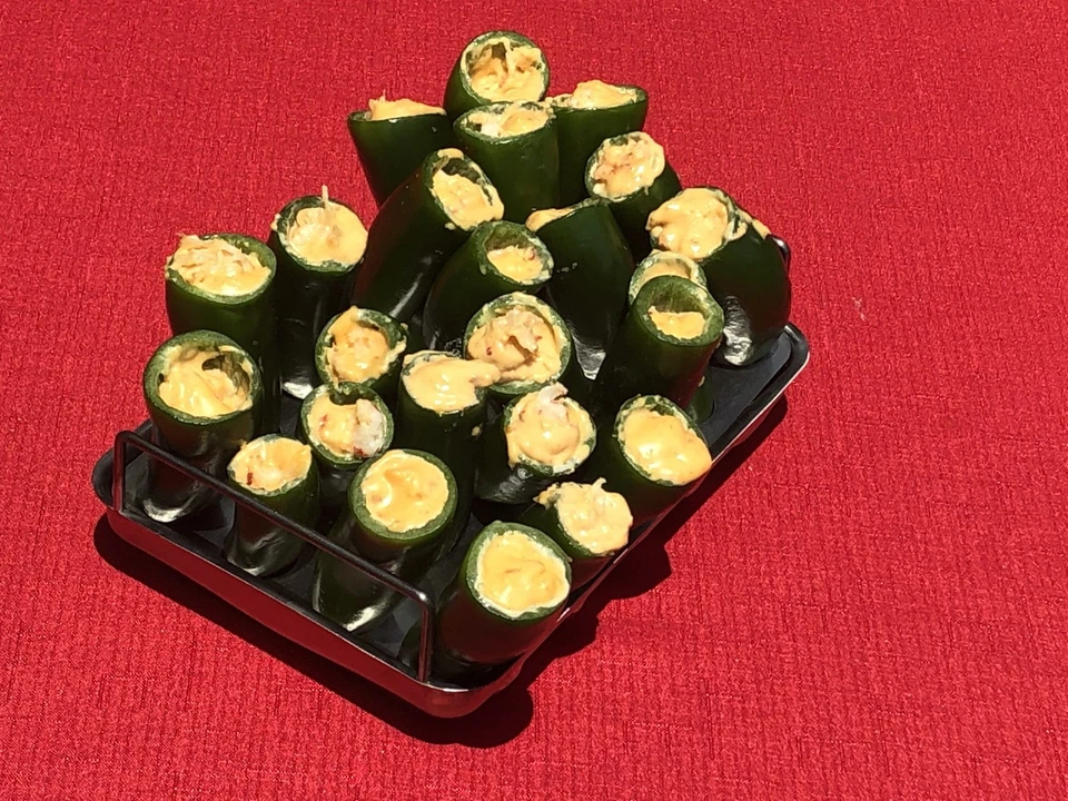 New King Kooker 24-Hole Jalapeno Rack And “V” Bottom Cooking Tray W Corer Tool - Image 2 of 2