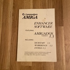 Commodore Amiga Enhancer Software Handbuch für AmigaDOS Version 1.3
