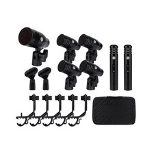 W IN-MIX 7 Piece Wired Dynamic Drum Mic Kit Whole Metal - Kick Bass, Tom/Sna...