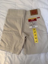 Levi's Boys' Cargo Shorts Size 14 Reg W27 Beige
