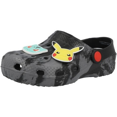 Pokémon Lopu Clog Black GDI29432 Kids' Marbled 3D Badge Sandals
