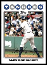 Alex Rodriguez 2008 Topps #1 Yankees MLB READ FREE SHIPPING AutographDen