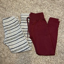 Girls Pants Copper Key Cat And Jack Size Medium Maroon Gold Grey