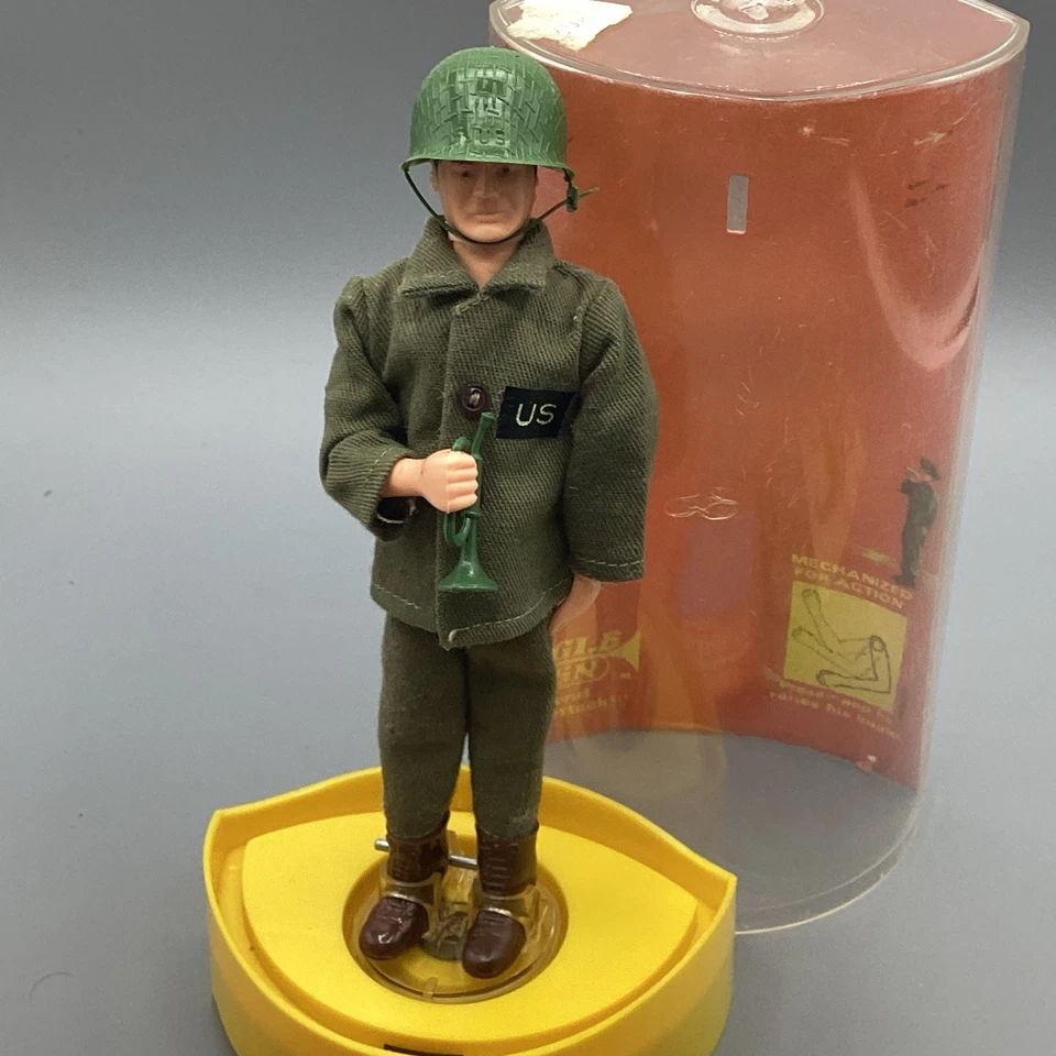 NOS 1966 Vintage TOPPER Toys The Tigers Military Bugle Ben W/Original Case - Image 4 of 4