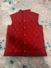 Brand New Authentic Janie  Jack Boys Red buttoned diamond stitched Puffer Vest