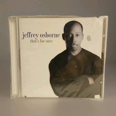 Jeffrey Osborne   That's For Sure (2000 CD) New Sealed