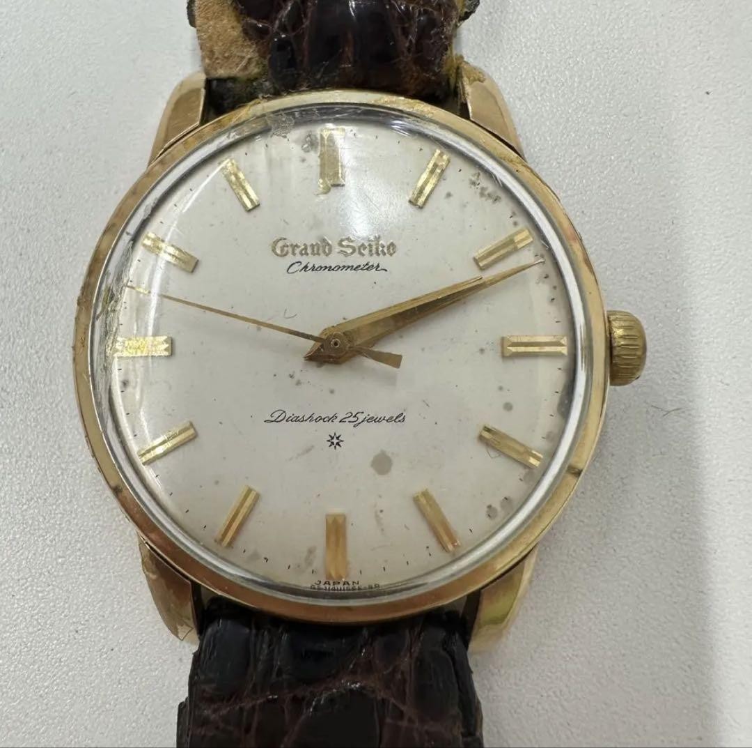 SEIKO GRAND SEIKO FIRST MODEL J14070 MEN'S WRISTWATCH ROUND FACE