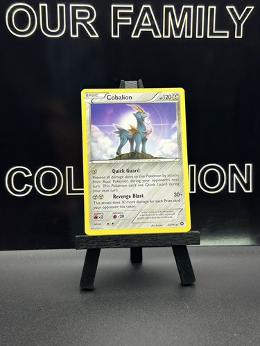 Cobalion 74/114 Rare Steam Siege Regular 2016 Pokemon Card