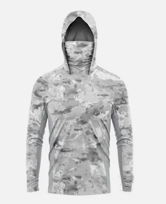 Men's Simms Sunscreen UPF 50+ Long Sleeved Fishing-Clothes UV Protection Hoodies - Image 1 of 4