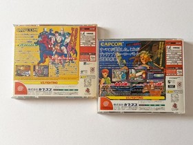 Marvel vs Capcom 1 and 2 Dreamcast 2 Game Set Obi Fighting NTSC-J Japan