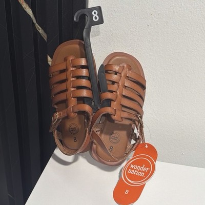 Kids Brown Sandals Leather 