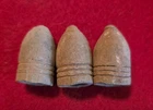 Port Hudson, Louisiana – Lot of Three Confederate .69 Caliber Belgian Bullets