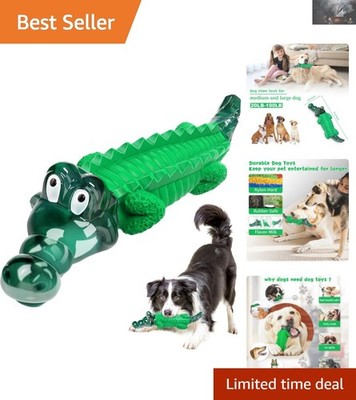 Interactive Dog Chew Toy for Aggressive Chewers - Promotes Fun and Dental Health