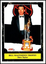 1991-92 Score American #435 Dave Taylor - Masterton Trophy FREE SHIPPING!