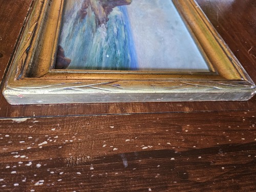 Vtg Signed Framed Original Oil On Board Adelle C. Phelps Painting 16"x12" Board - Picture 15 of 24